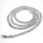 XL-36 Heavy Silver Curb Chains Chaine En Argent Mens Silver Chain 925