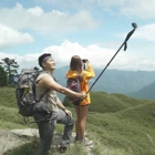 RapiLock Carbon Trekking Pole Extendable Selfie Stick Hiking Walking Stick Carbon Fiber/telescopic/triopod/monopod