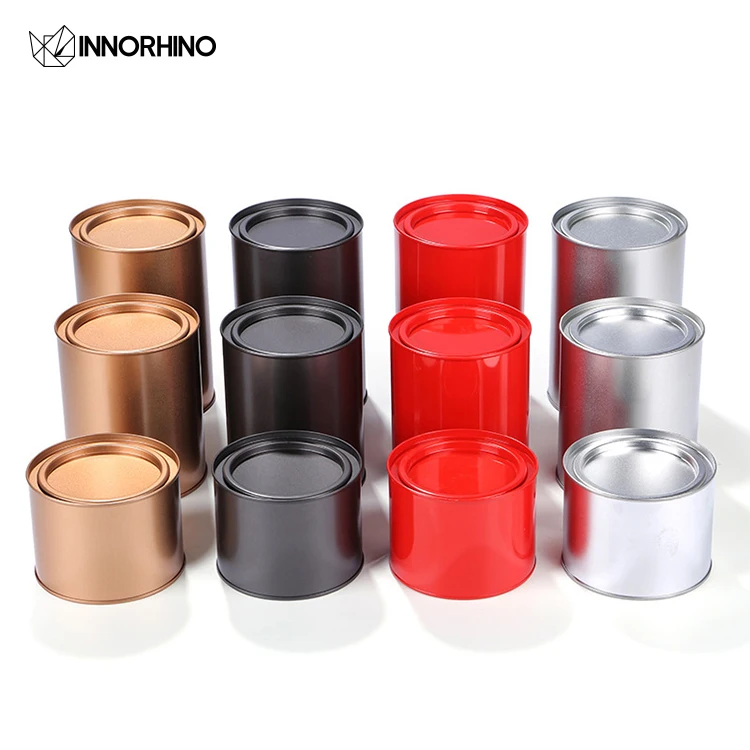 Coffee Aluminum Candle Cr Food Customized Logo Tin Can Packaging