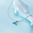 Jewellery Silver Silver A1104 New 2021 Jewellery 925 Sterling Silver Mermaid Tail Anklet Pendant