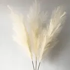 Amazon's Artificial Pampas Hot Sell Home Decoration Artificial Realistic Faux Large Pampas