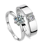 Wedding Ring Rings ROXI Creative Opening Wedding Ring Wedding Diamond Ring Silver-plated Couple Ring