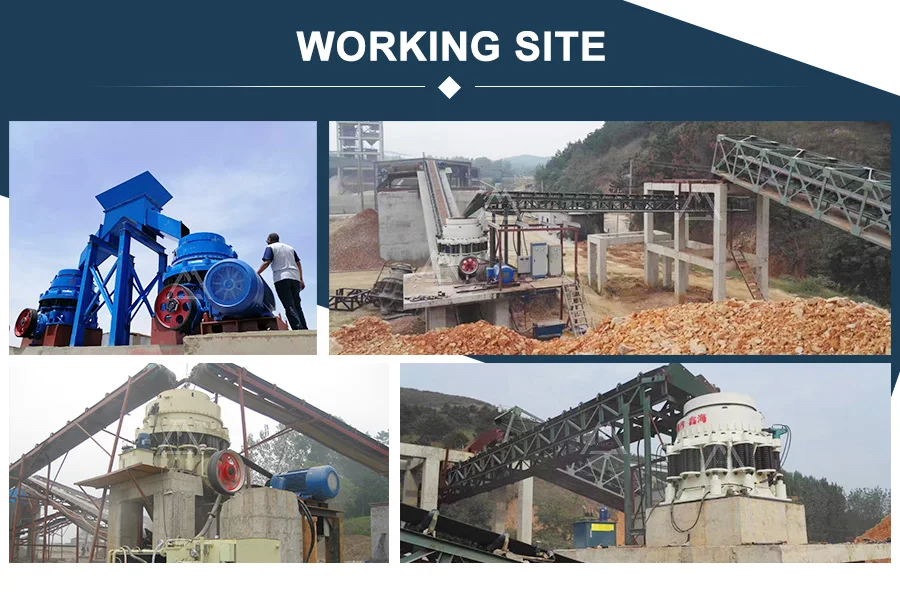 Zhongxin stone mining machinery cone crusher in factory