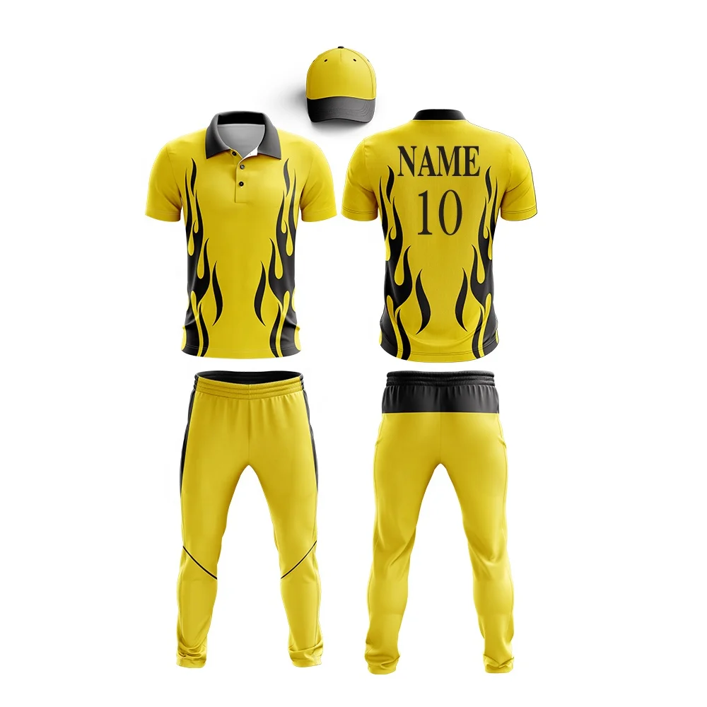 Latest Design Cricket Uniform Wholesale 