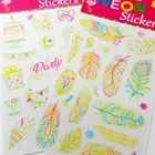Glitter Stickers 2020 New Design Vinyl Glitter PVC Decorative Stickers For Flash Girl's Favorite