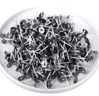Candle Metal Iron Galvanize Wick Clips For Cotton Or Wood Wick Candle Wick Base