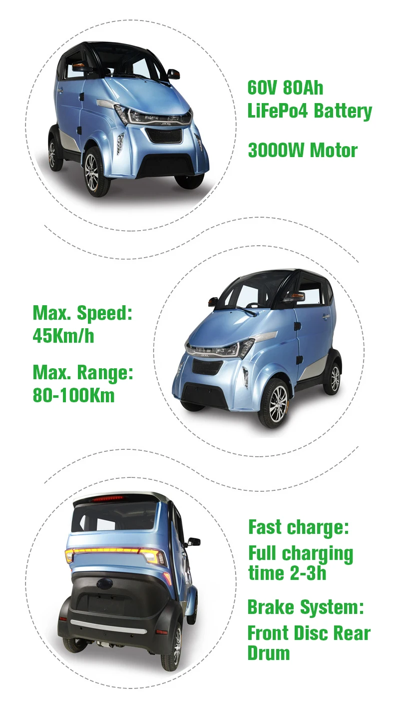 New Style Eec L6e Electric Car Mini Electric Vehicle Electric