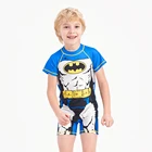 Swimwear Kids Tropical Printing Swimwear Boys Rash Guard Swimsuit Set