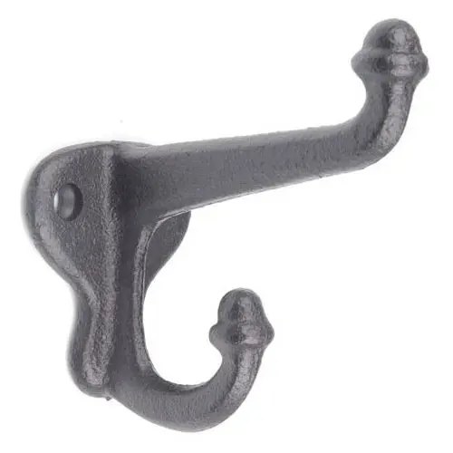 black iron door hooks