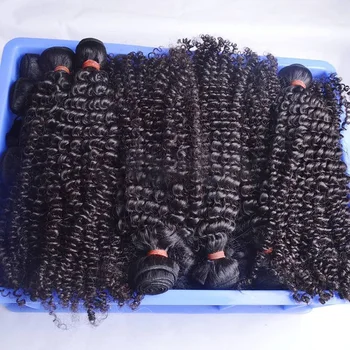 100% raw virgin brazilian human hair wave bundles , remy brazilian human hair bundles , loose Deep curly body wave virgin hair
