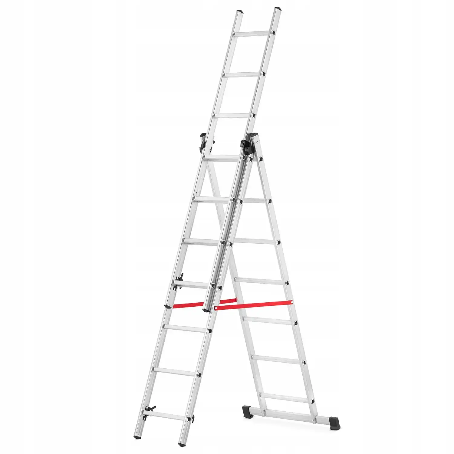 toediening rekken Verwant Ladder 3 Section Aluminum 3x7 Higher | Aluminium Industrial Telescopic  Ladder | The Longest 150 Kg Higher Monika - Buy Lader Ladder Telescopic  Extension Ladders 3 Section,3x7 3-7 3*7 3 Section 7