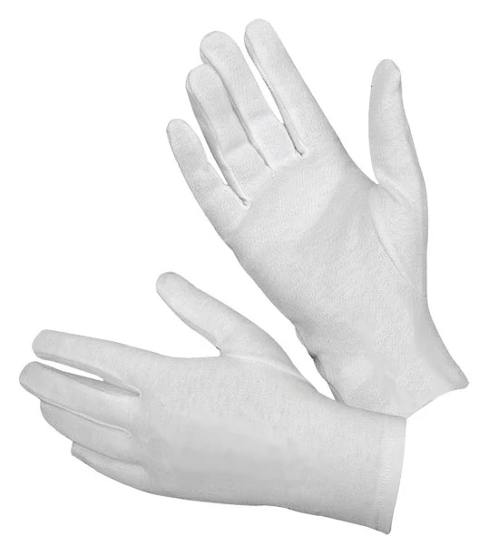 youth white gloves