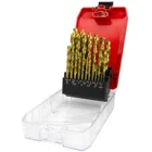 Ground Drill Metal Drill 25PCS HSS Fully Ground Large Metal Drill Bit Set