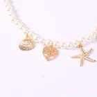 Pearl Necklace Bohemia Pearl Starfish Human Head Shell Bead Necklace Women