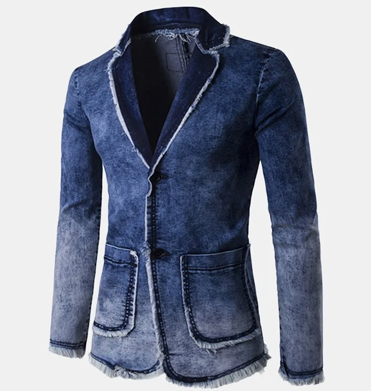 Aanpassen langs Paar Exclusive Men's Suits / Blazer / Outerwear / Jacket In Spandex Denim From  Bangladesh In Competitive Prices - Buy Blazers For Men,Exclusive Denim / Jeans  Suits / Blazer From Bangladesh,Competitive Price Denim /