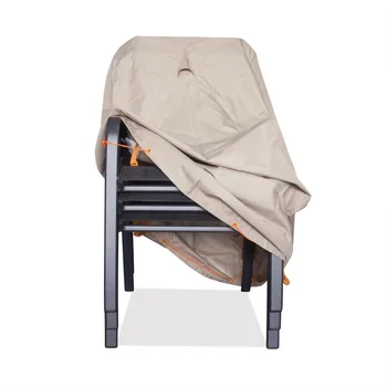 outdoor polyester waterproof 1 seater chair cover lounge deep seat cover relax stacking Chair Cover