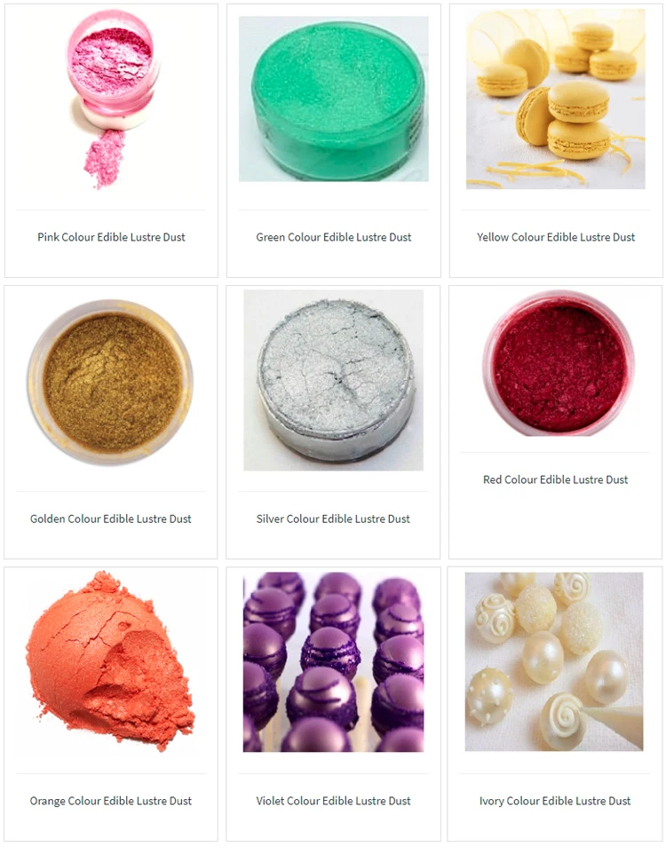 Съедобная пудра для тела 