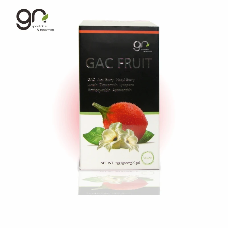 Rich In Lutein Of Gac Fruit Capsule With Rich Vitamin C Reduce Acne Symptoms And Constipation And Protect Your Eyes Buy Gac Fruit Capsule Rich In Fish Oil And Omega 3