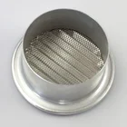 Louver Screen Aluminum Louver Round Soffit Vent Aluminum Wall External Air Louver With Insect Screen
