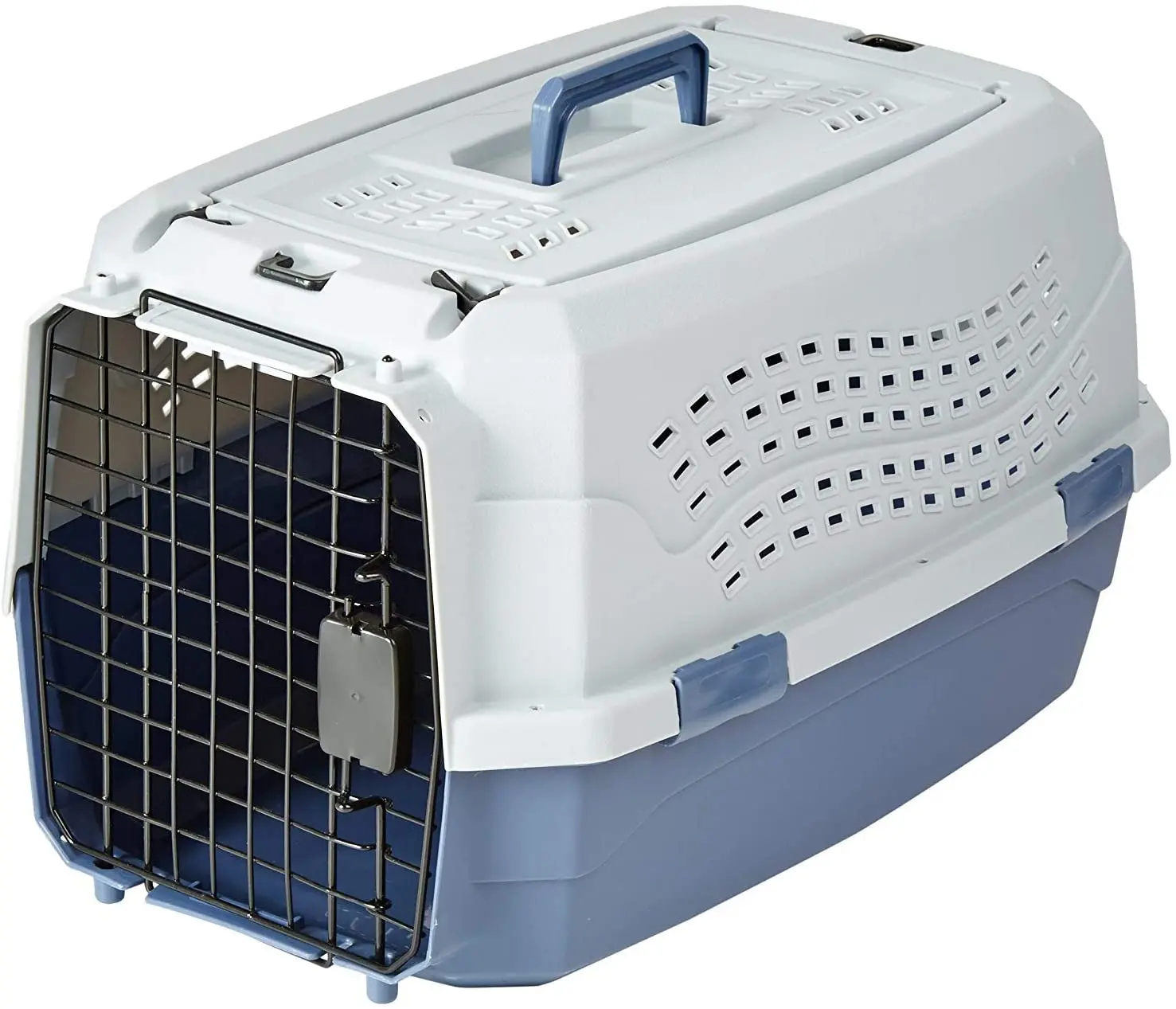 large plastic pet carrier