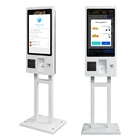 Wall Mounted Or Free Standing Touchscreen Self-service Checkout Kiosk Restaurant Fast Food Self Order Kiosk