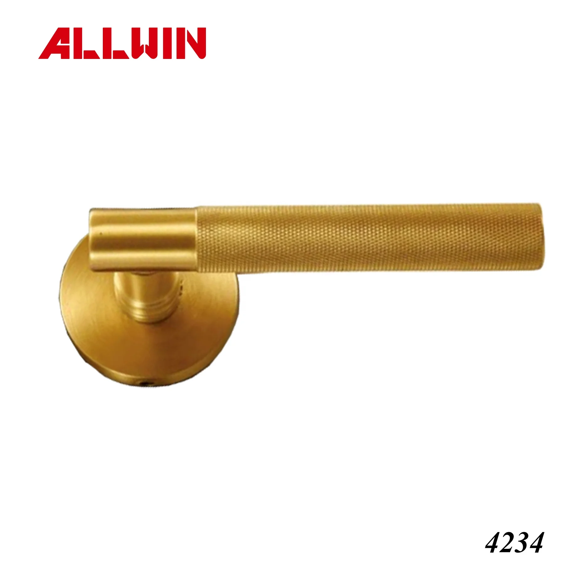 modern solid brass lever door handle - buy luxury