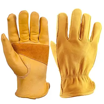 Mechanical work gloves with TPR protection feature for industrial mechanic jobs