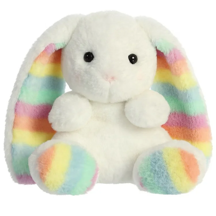 rainbow bunny stuffed animal