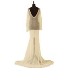 Top Quality High Fashion Eco-Friendly Wedding Italian Made In Italy Mermaid Net DRESS For Ceremony On The Beach
