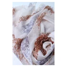 Design Ladies 65% Polyester 35% Silk Fashion Design Print Ladies Scarf