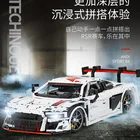 Toy Toy Blocks 2768 Pcs AUDI Sports R8 Racing Car Building Blocks Bricks Legoed Toy Model Scene Set