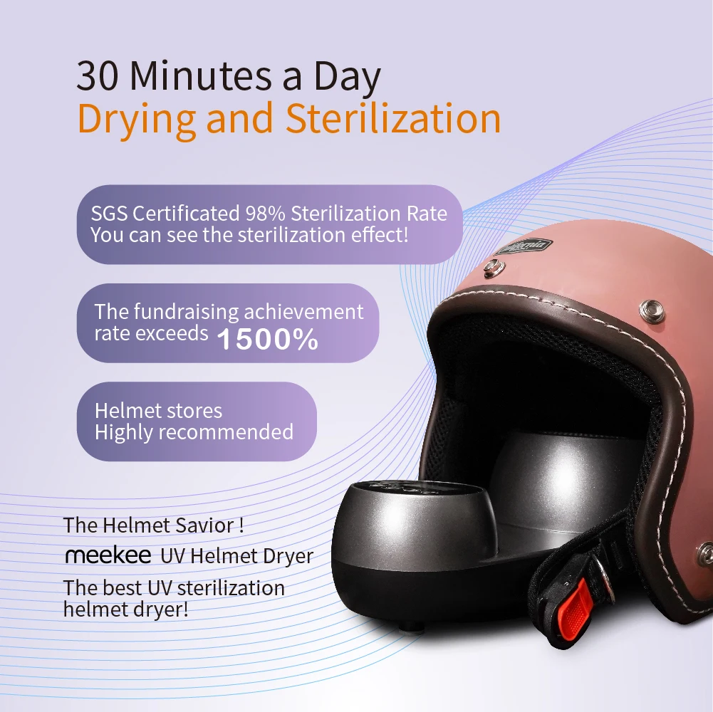 Portable UV Cleaner & Motorcycle Dryer Sterilizer for Helmet Effective & Easy to Use