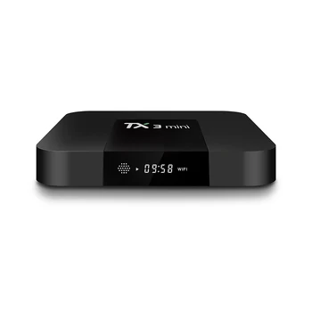 Hot selling TX3 Mini Smart TV Box Android 8.1 Amlogic S905W 1G 8G 2G 16G 4K H.265 2.4G 5G Dual wifi Set Top Box Media player