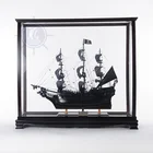 Wooden handicraft Display case for tall ship medium Lmax 86 boat model nautical decor for home decoration