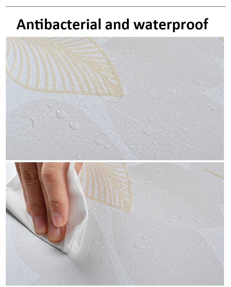 Akadeco modern design peel and stick home decoration self adhesive pvc wallpaper film