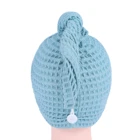 Towel Super Absorbent Waffle Microfiber Quick Drying Hair Towel Women's Turban Towel