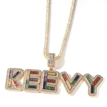 Custom Names 18K Gold Necklace Personalized Letter Necklace For unisex Custom Names Necklace