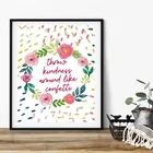 Throw Kindness Around Like Confetti Digital Print Nursery Wall Art Kids Room Decor Watercolor Print Positive