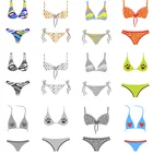 Beachwear Women Swimwear 2021 2021 Custom Logo Color Bikinis Women Beachwear Friendly Fabric Provide Label Swimwear