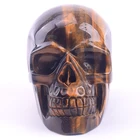 Stone Tiger Natural Crystal Stone Hand-carved Tiger Stone Crystal Skull
