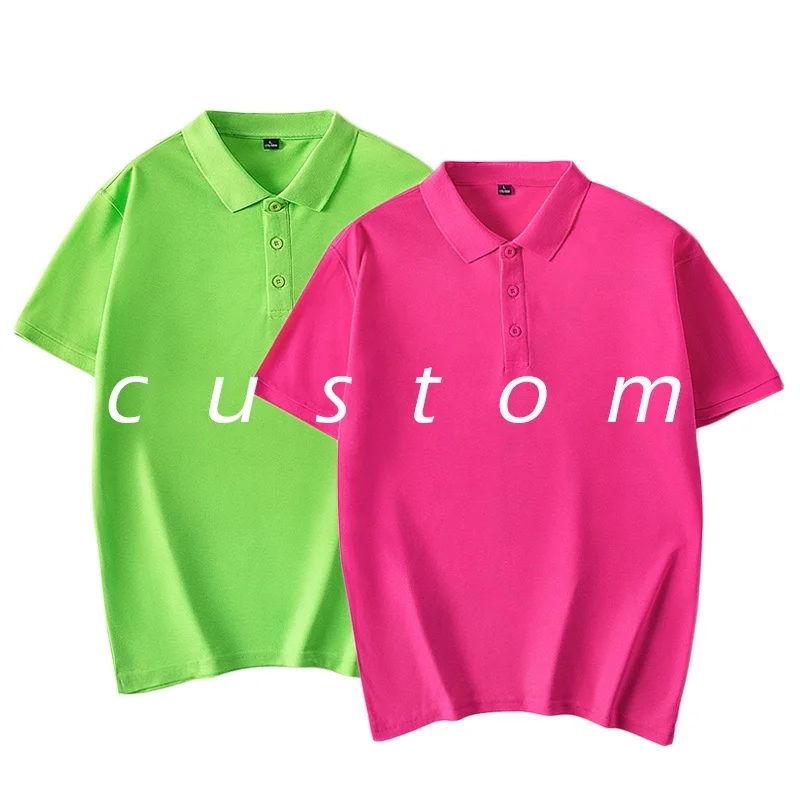 Wholesale Oem Unisex Polo Custom Printing Logo Design 100% Cotton Mens Polo T Shirt