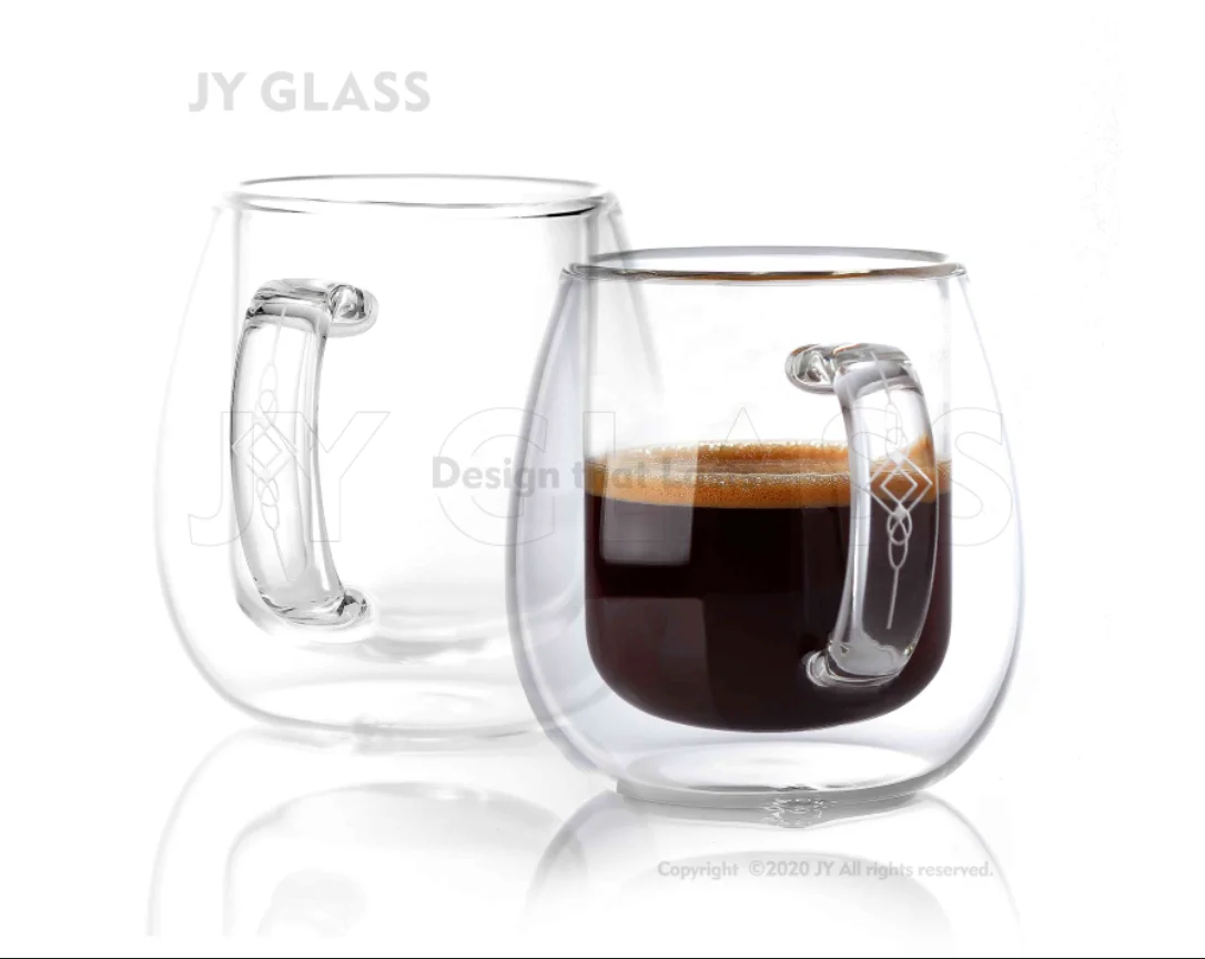 Large Double Walled Glass Insulated 