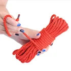 Sex Loverfetish Colorful Silk Bondage Rope For Adult Sex Toy Restraint Game Play