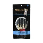Atlas Cat Puree Tuna - Top Selling Cat Food Made from Real Fish Ingredients Premium Quality Wet Foods for Pet