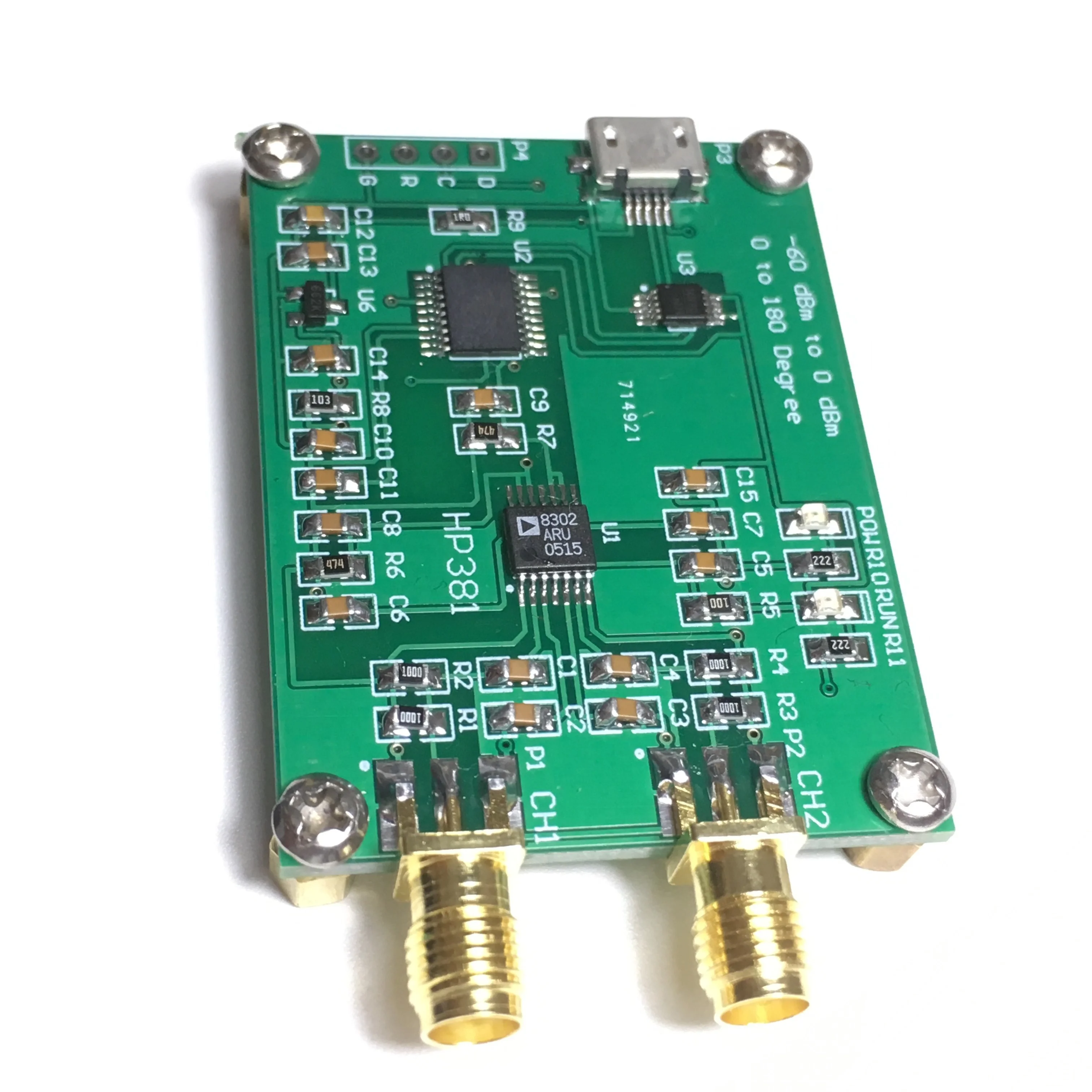 New 0~2700MHz RF/IF Detector USB RF Gain and Phase Detector 