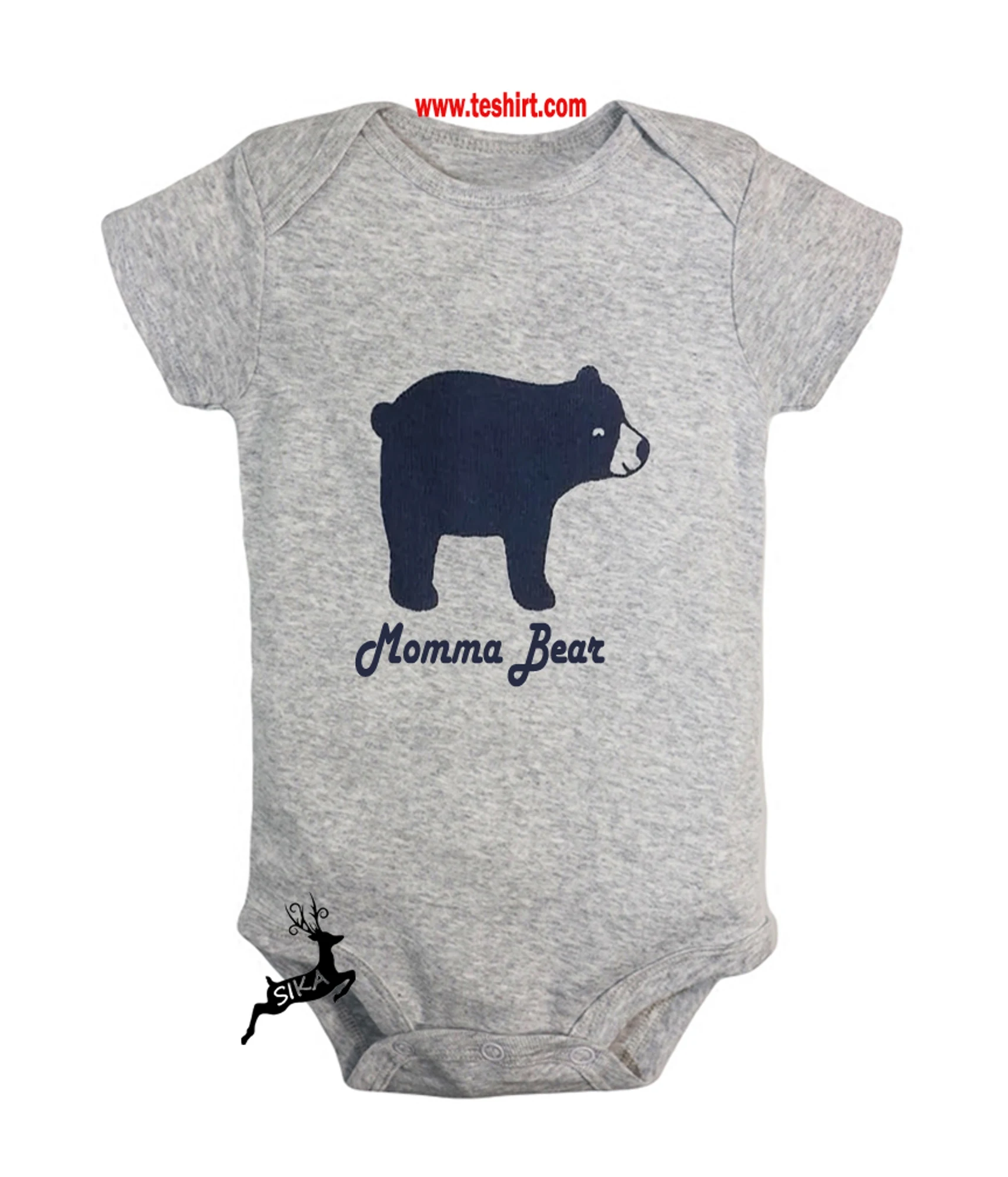 momma bear moletom com capuz