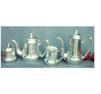 Tea Coffee Set Silver Plated Royal look Unique Design tea making kettle Set in best price from exporter