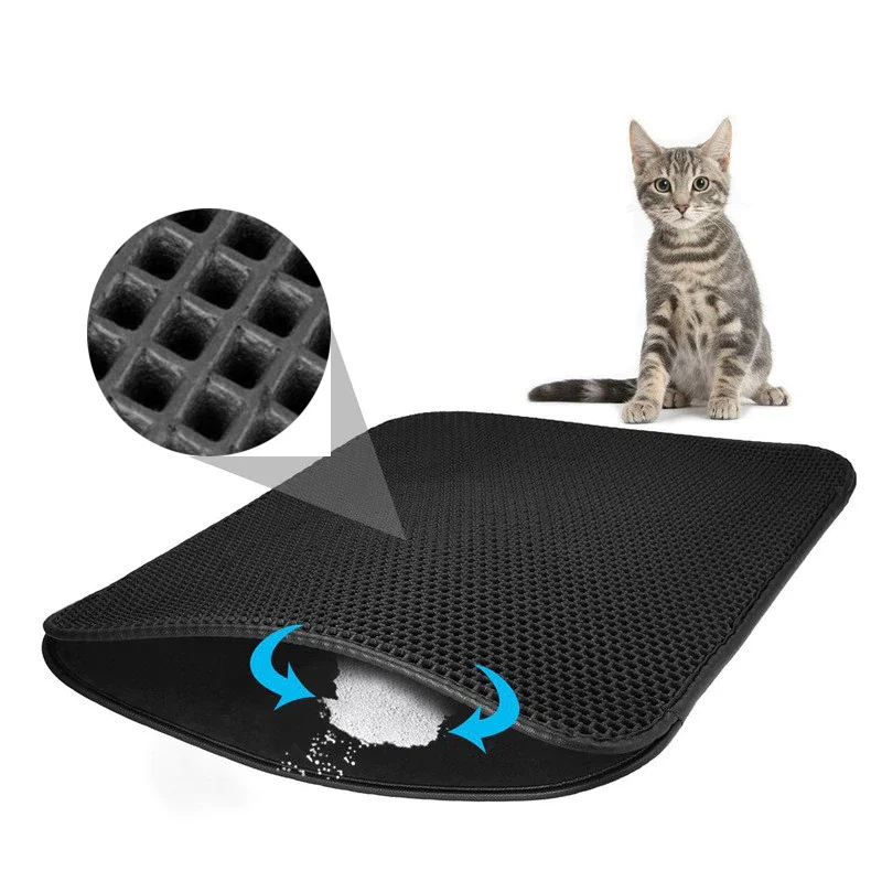kitty litter catcher mat