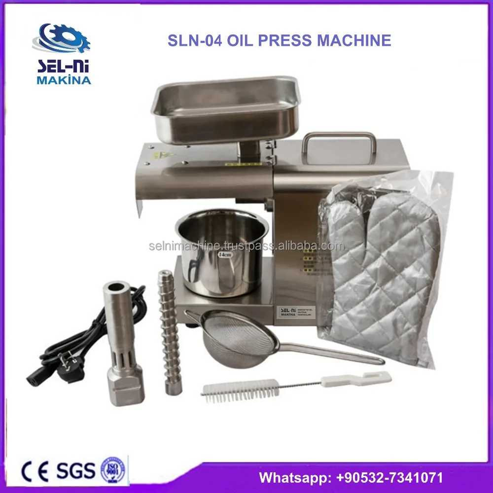 Small 316 Stainless Steel Cold Press Oil Machine Price Easy Operation