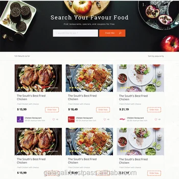 Bug Free Website Design and HTML Website Development Service for Food and Restaurant with SEO